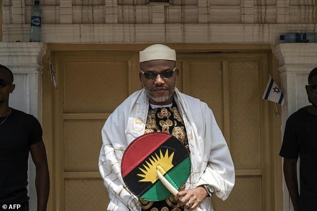 Nnamdi Kanu, leader of the pro-independence Indigenous People of Biafra movement