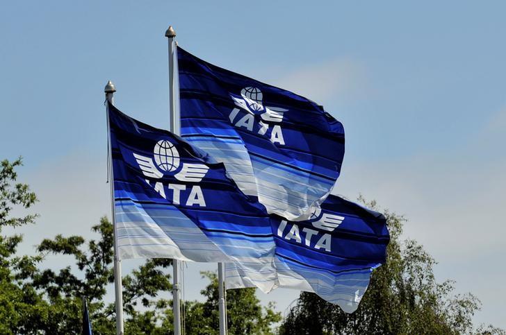 Flags are seen at the 2016 International Air Transport Association (IATA) Annual General Meeting (AGM) and World Air Transport Summit in Dublin, Ireland June 1, 2016. REUTERS/Clodagh Kilcoyne