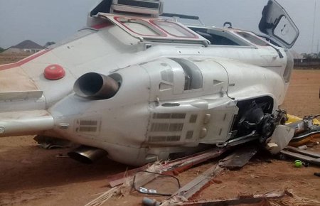 Vice President Yemi Osibanjo Crashed Chopper In Kabba, Kogi State