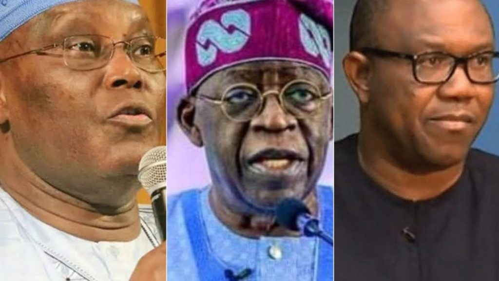 Atiku Tinubu Peter Obi